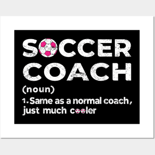 Soccer Coach Definition Sports Posters and Art